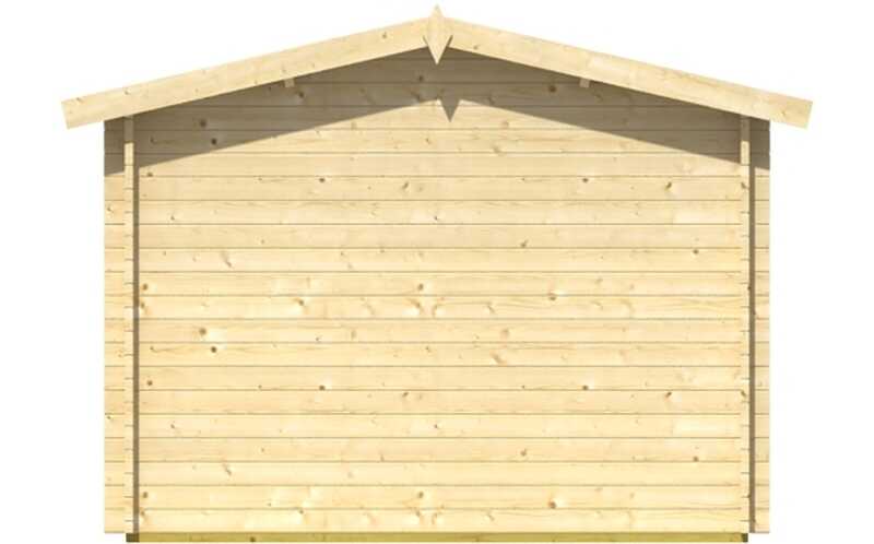 Ξύλινο Σπίτι ΦΑΙΔΡΑ 350 x 300cm - Πλάγια Όψη